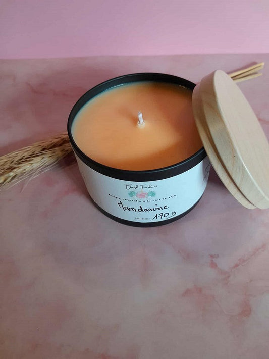 Bougie pot noir senteur mandarine