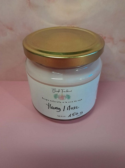 Bougie parfumée ylang/musc