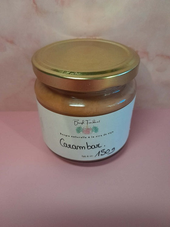 Bougie parfumée carambar