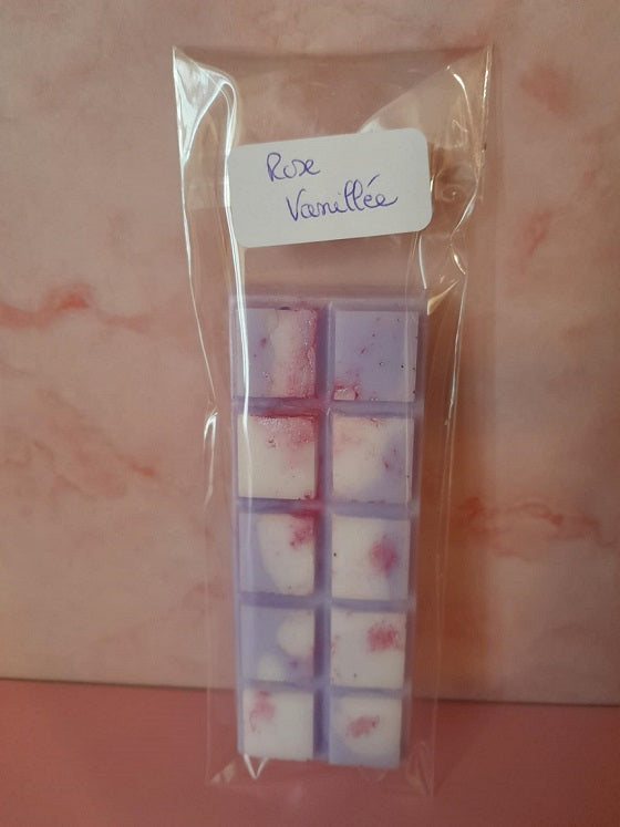 Tablette parfumée rose vanillée